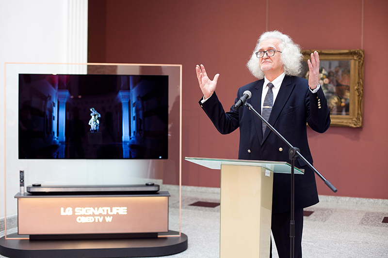 «Выставка одного шедевра» by LG Electronics 1 Корея Беларусь