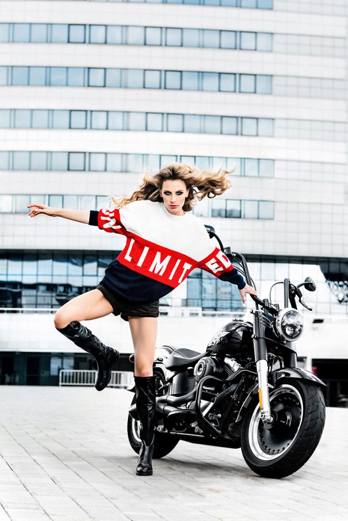 Небо. Мотоцикл. Девушки Lamoda